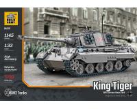 Build Army B0182 King Tiger (Tiger ll) Grey (Lego Compatible Brick Model)